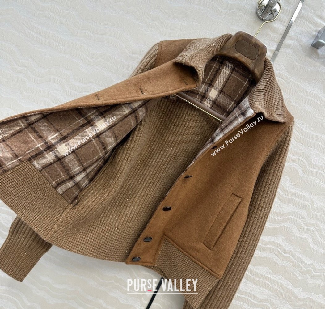 Loro Piana LP Wool Cashmerer Blend Jacket Brown 2025 0812 (QI-250815016)