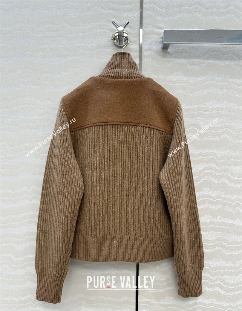 Loro Piana LP Wool Cashmerer Blend Jacket Brown 2025 0812 (QI-250815016)