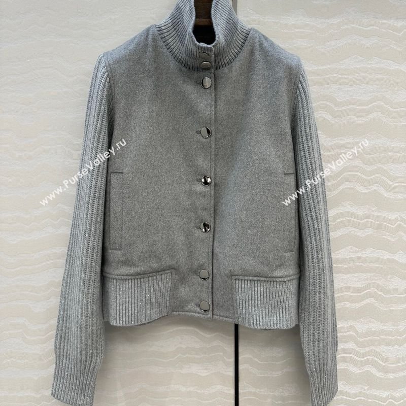 Loro Piana LP Wool Cashmerer Blend Jacket Grey 2025 0812 (QI-250815017)