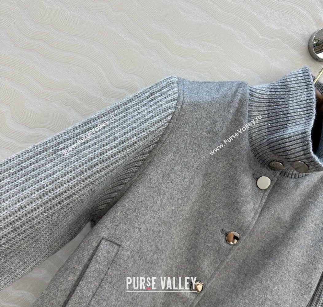 Loro Piana LP Wool Cashmerer Blend Jacket Grey 2025 0812 (QI-250815017)