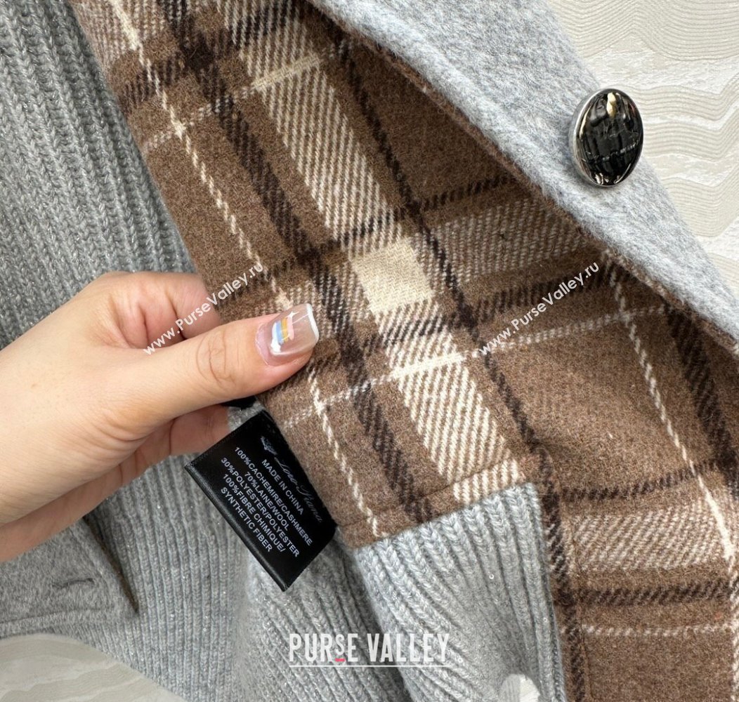 Loro Piana LP Wool Cashmerer Blend Jacket Grey 2025 0812 (QI-250815017)