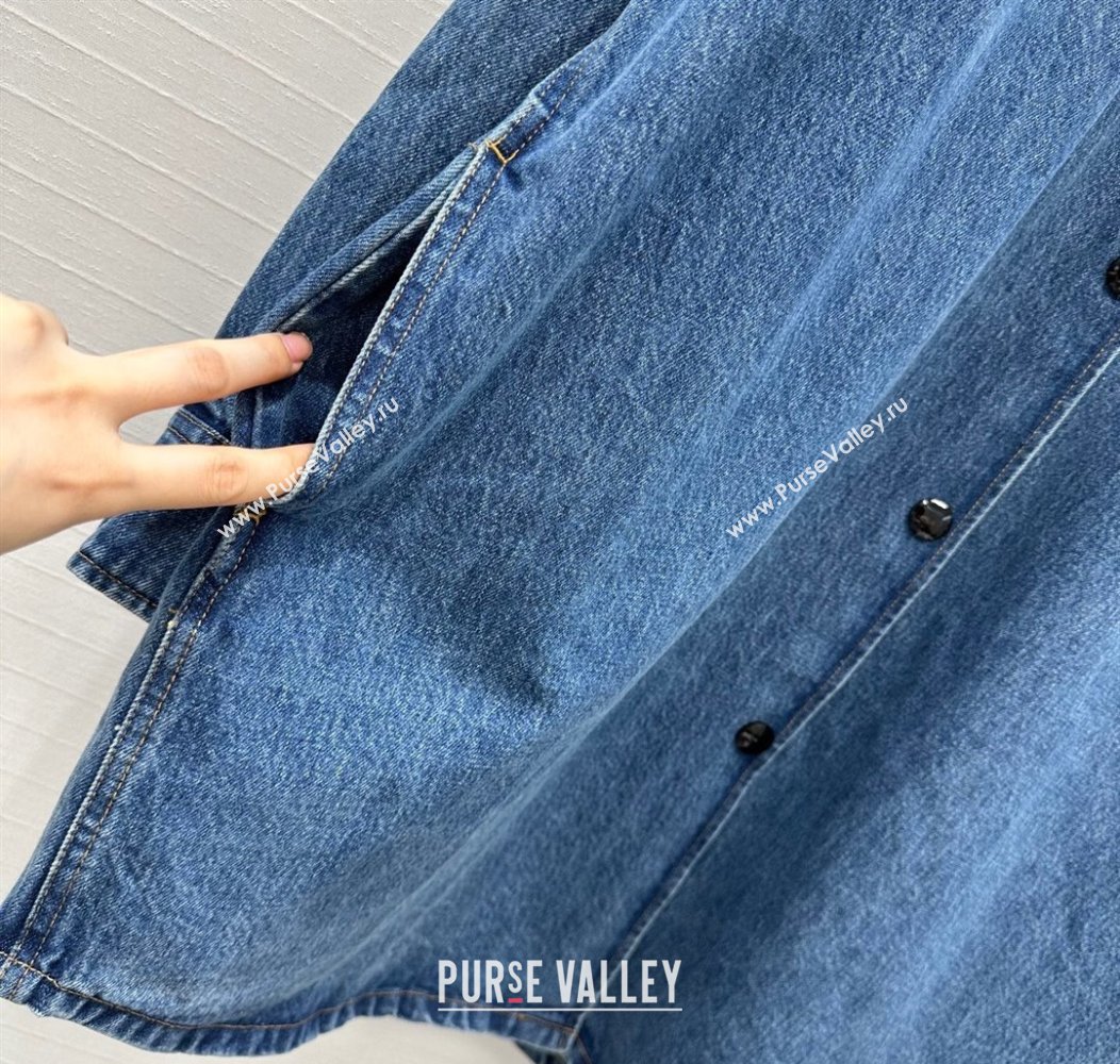 Prada Denim Long Jacket 2025 0812 (QI-250815025)