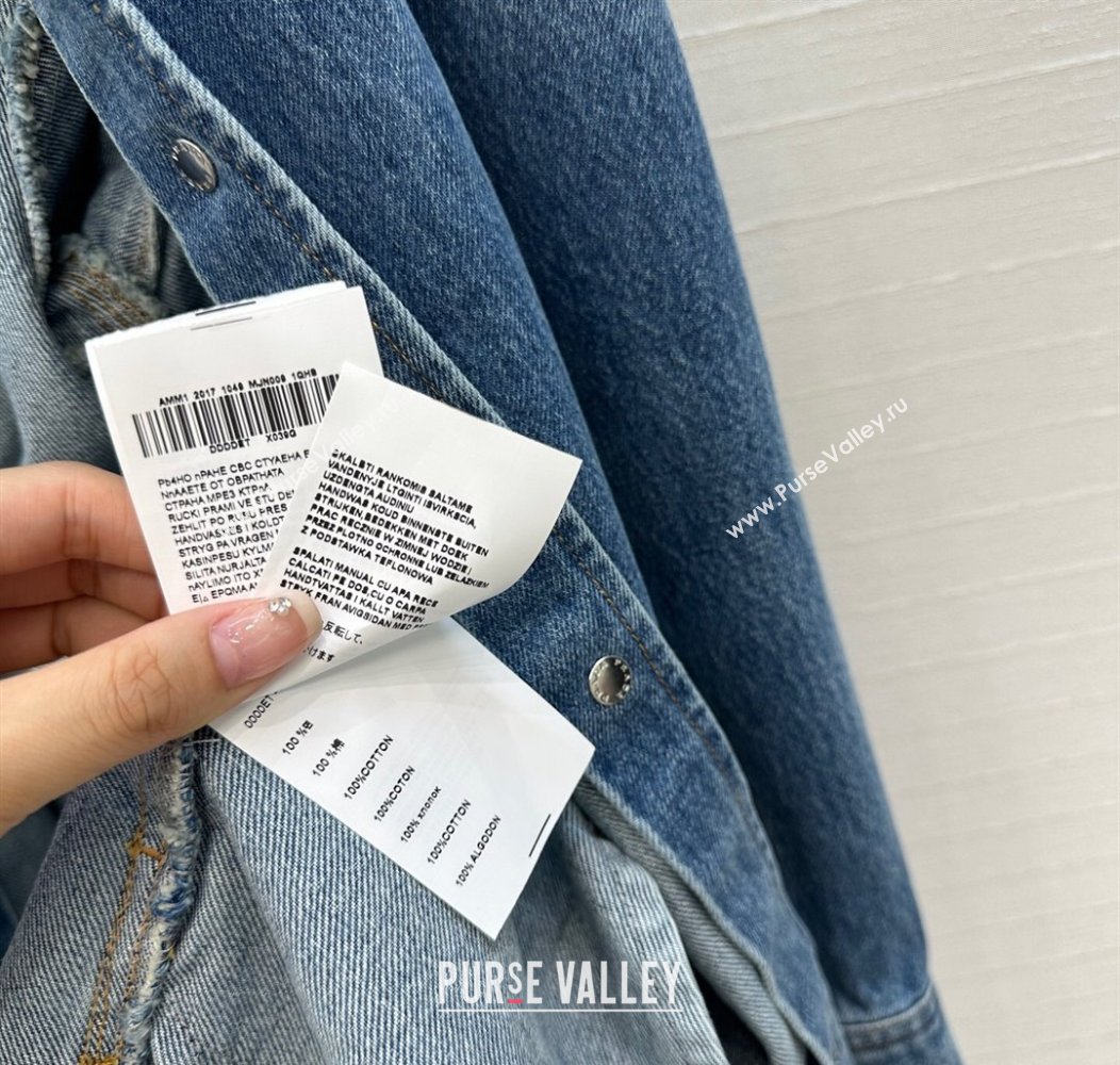 Prada Denim Long Jacket 2025 0812 (QI-250815025)