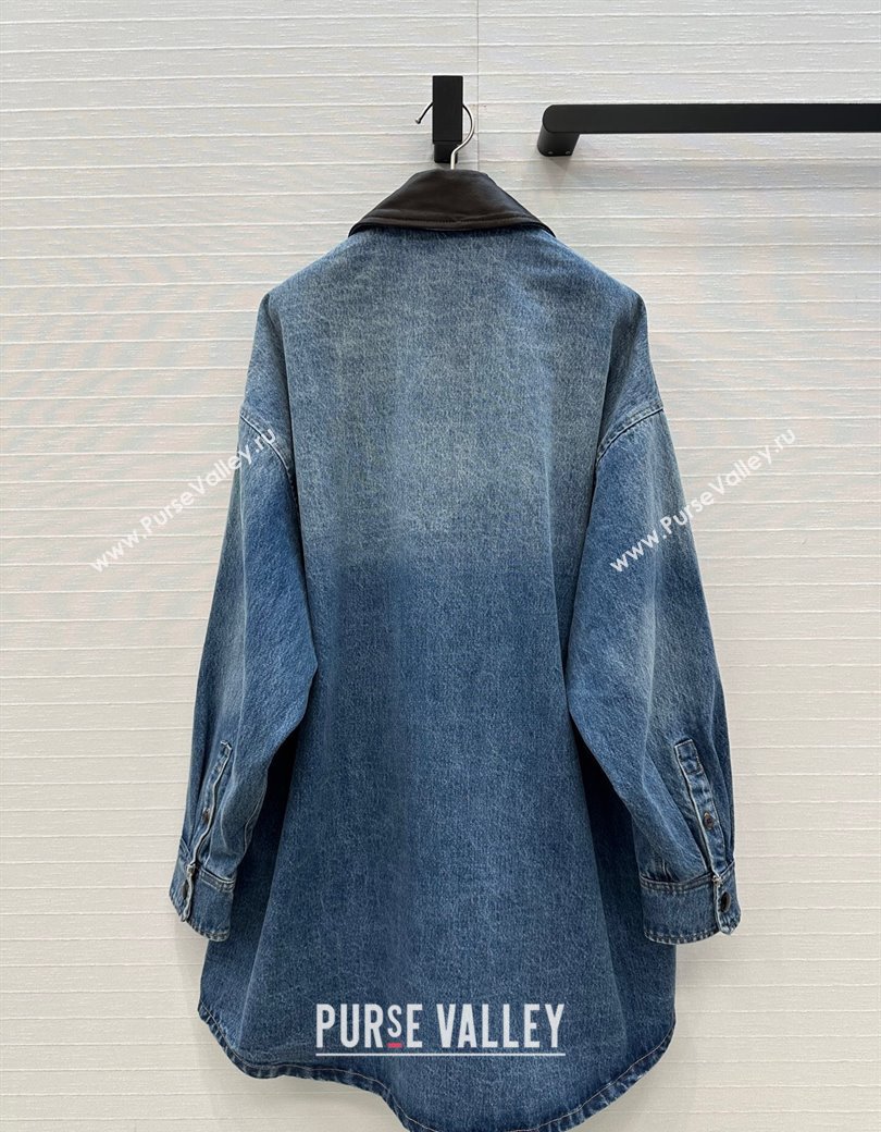 Prada Denim Long Jacket 2025 0812 (QI-250815025)