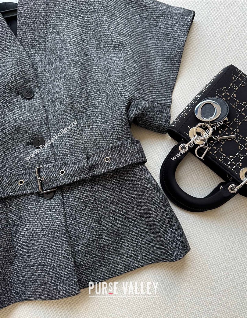 Dior Wool Silk Shirt Grey 2025 0812 (QI-250815034)