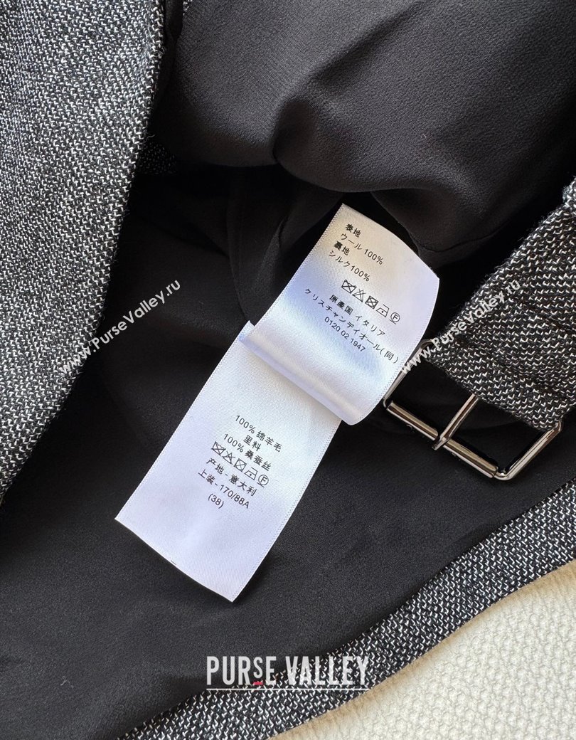 Dior Wool Silk Shirt Grey 2025 0812 (QI-250815034)