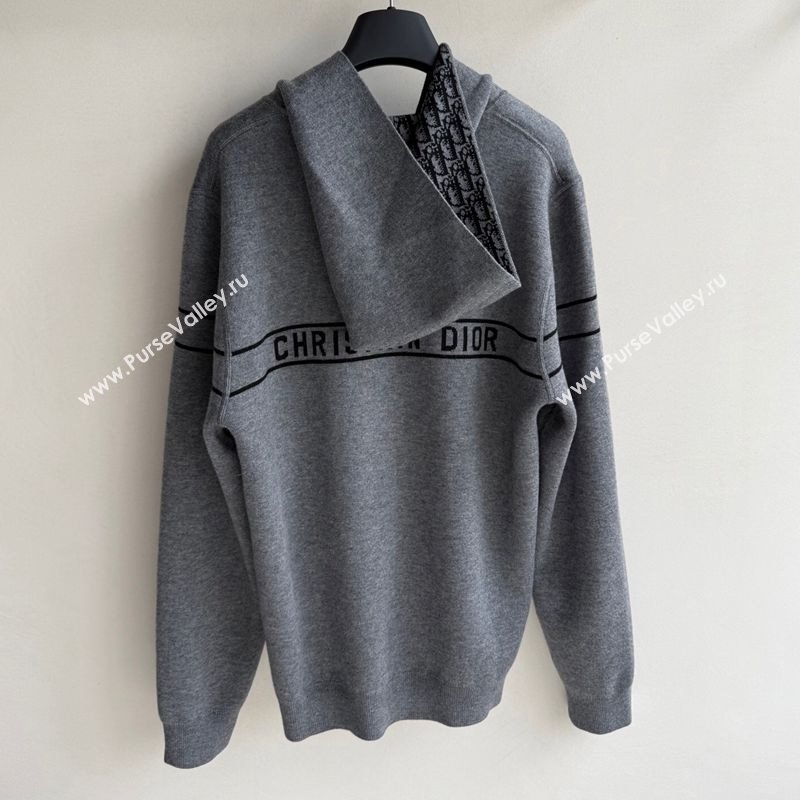 Dior Cashmere Jacket Grey 2025 0815 (QI-250815035)