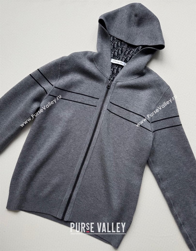 Dior Cashmere Jacket Grey 2025 0815 (QI-250815035)