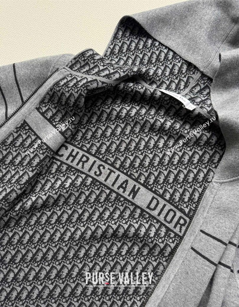 Dior Cashmere Jacket Grey 2025 0815 (QI-250815035)