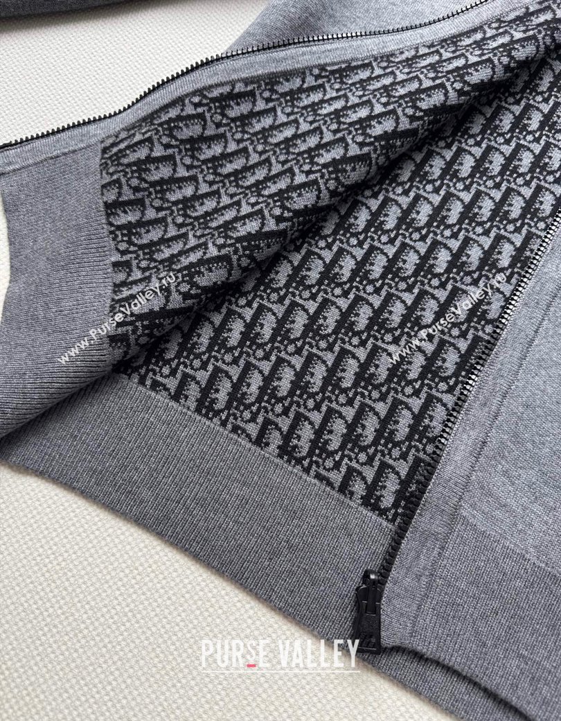 Dior Cashmere Jacket Grey 2025 0815 (QI-250815035)