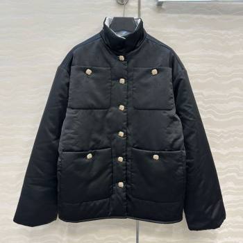 Chanel CC Allover Padded Jacket Black 2025 0812 (QI-250815008)