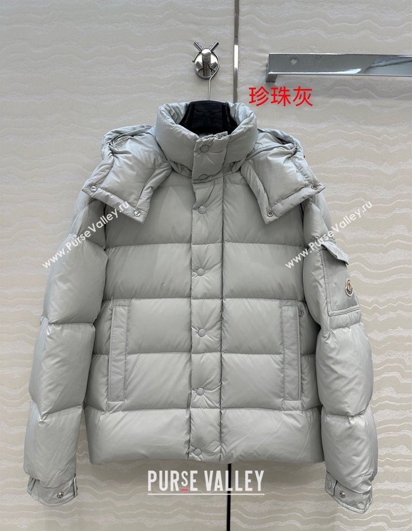 Moncler MaYa Down Jacket Pearly Grey 2025 0814 (QI-250815049)