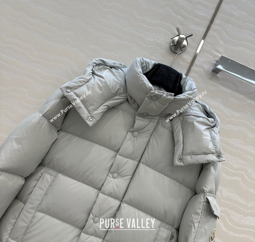 Moncler MaYa Down Jacket Pearly Grey 2025 0814 (QI-250815049)