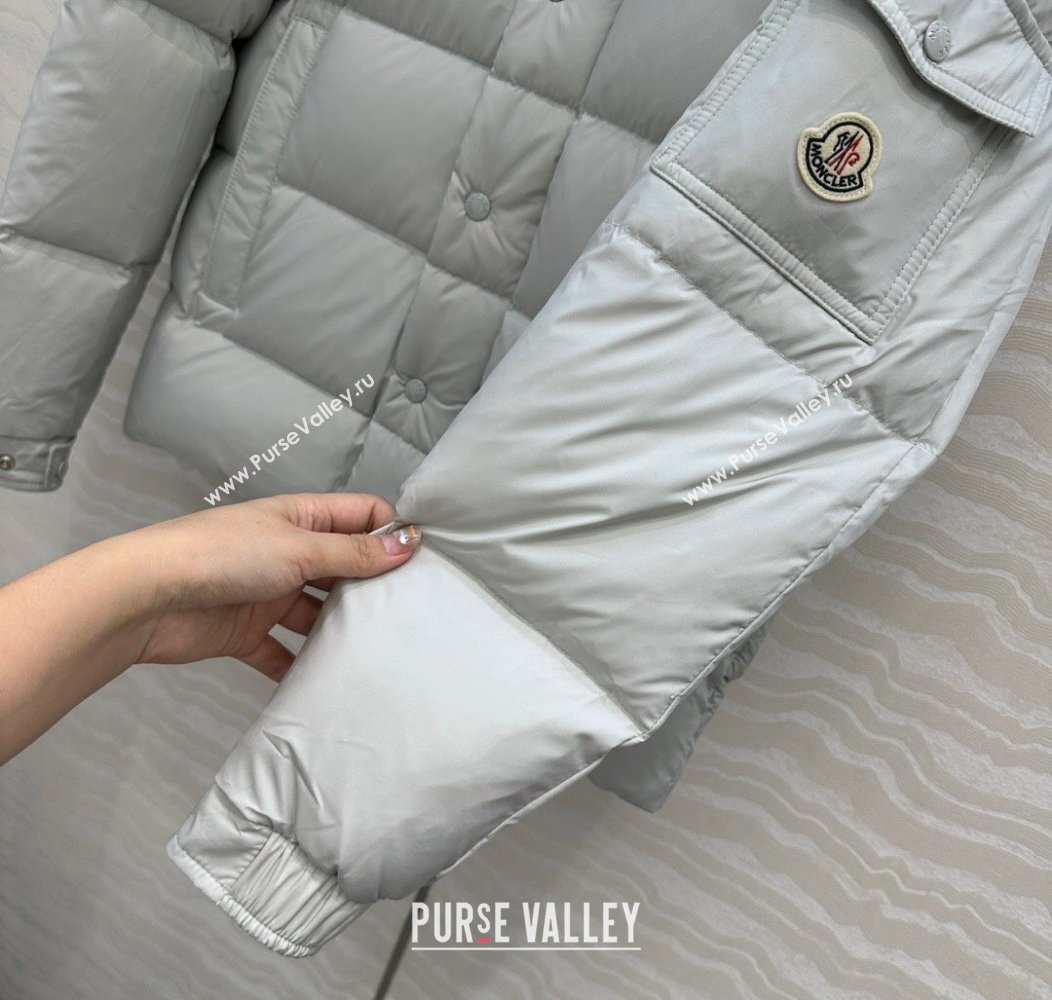 Moncler MaYa Down Jacket Pearly Grey 2025 0814 (QI-250815049)