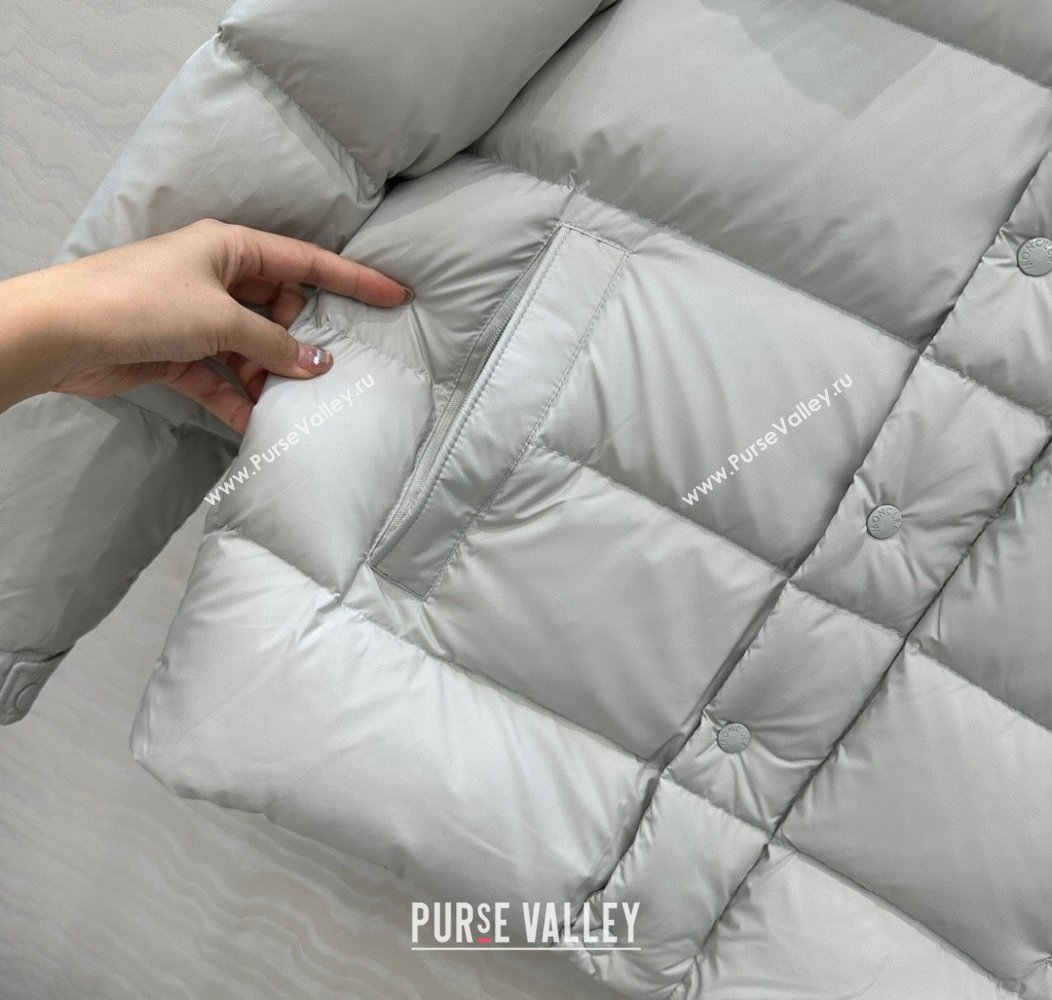 Moncler MaYa Down Jacket Pearly Grey 2025 0814 (QI-250815049)