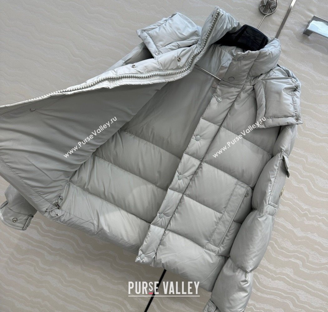 Moncler MaYa Down Jacket Pearly Grey 2025 0814 (QI-250815049)