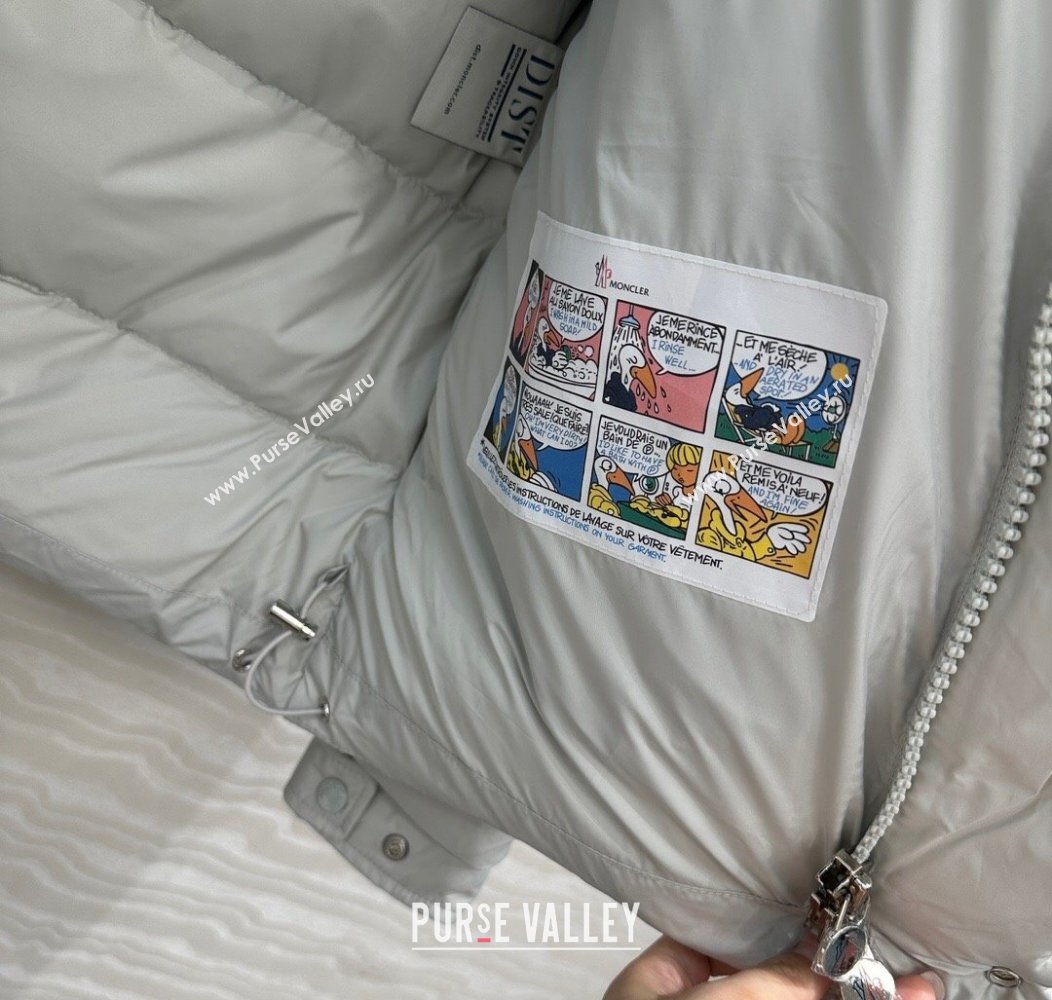 Moncler MaYa Down Jacket Pearly Grey 2025 0814 (QI-250815049)