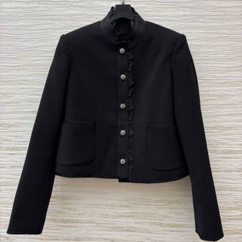 Dior Jacket with Lace Black 2025 0815 (QI-250815037)