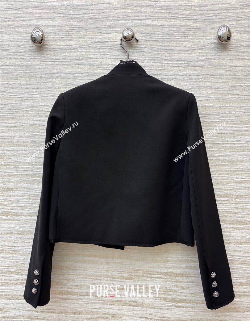 Dior Jacket with Lace Black 2025 0815 (QI-250815037)