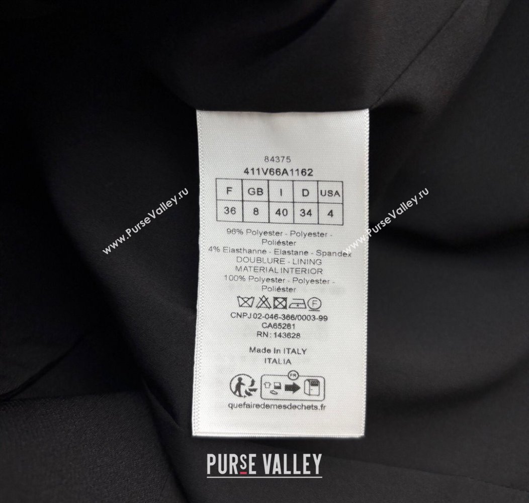 Dior Jacket with Lace Black 2025 0815 (QI-250815037)