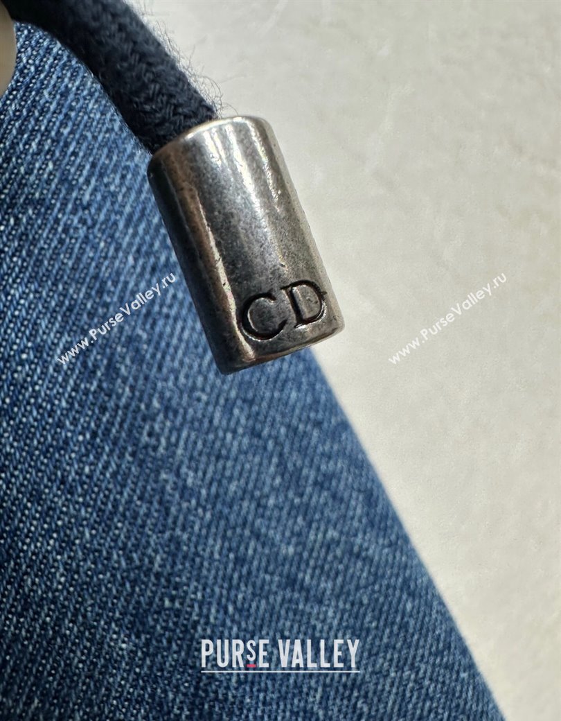 Dior Denim Hoodie Jacket Blue 2025 0815 (QI-250815039)