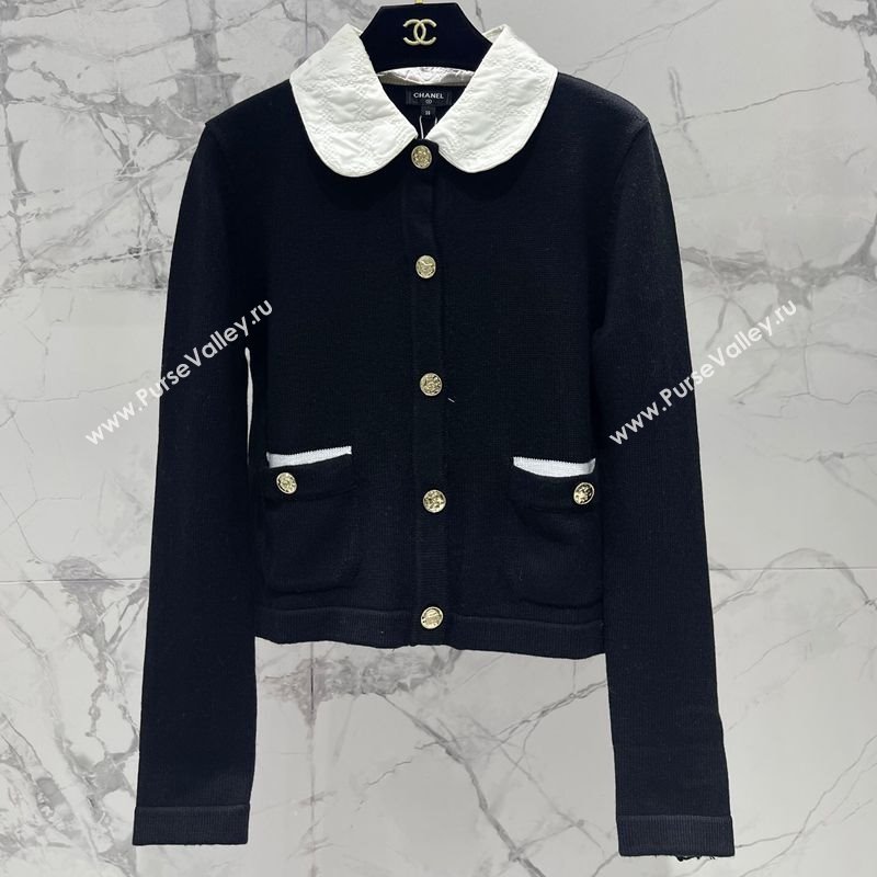 Chanel Cashmere Cardigan Black 2025 CH090401 (QI-250904033)