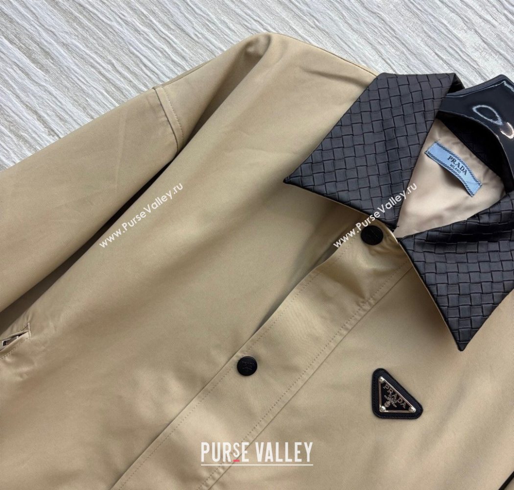 Prada Jacket Khaki 2025 PR090404 (QI-250904044)