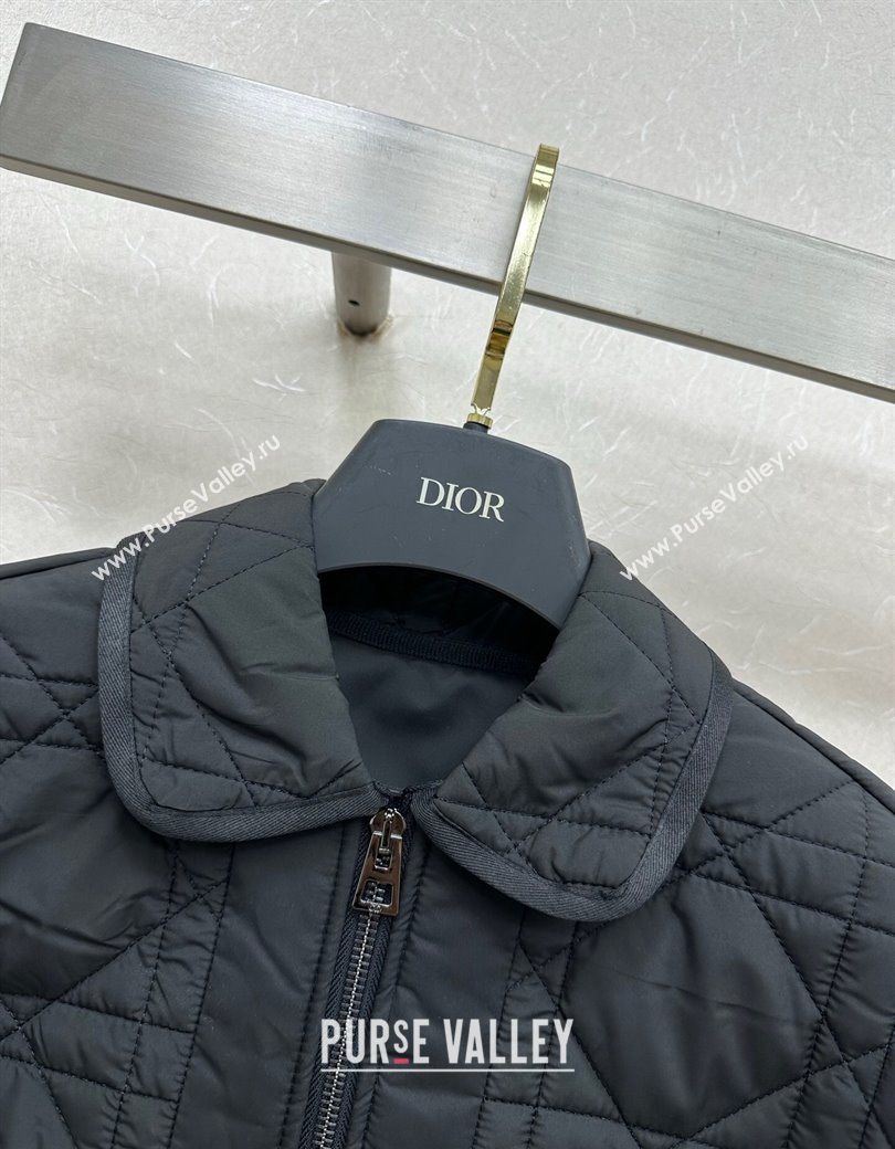 Dior Oblique Vest with Belt Black 2025 DR090404 (QI-250904012)