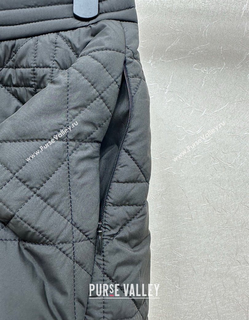 Dior Oblique Long Skirt Black 2025 DR090404 (QI-250904015)