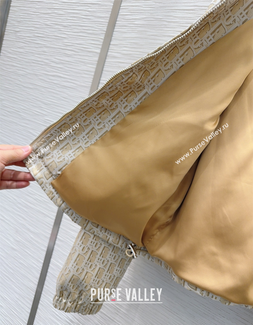 Dior Oblique Jacket Gold-Tone 2025 DR090407 (QI-250904067)