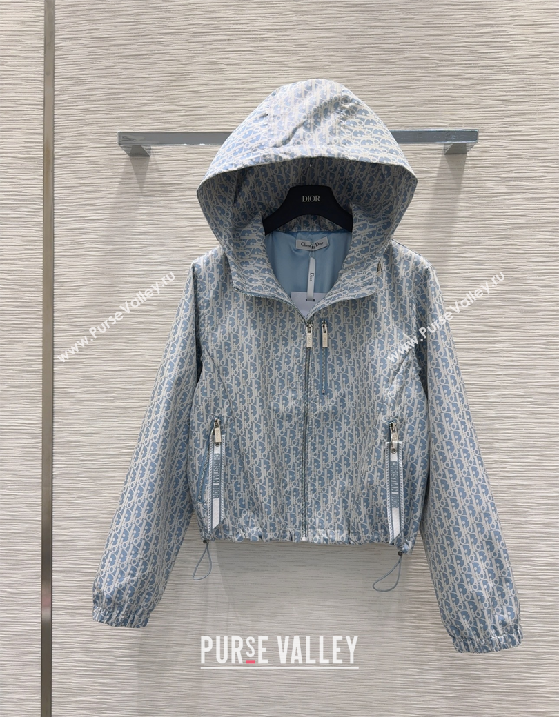Dior Oblique Jacket Blue 2025 DR090407 (QI-250904068)