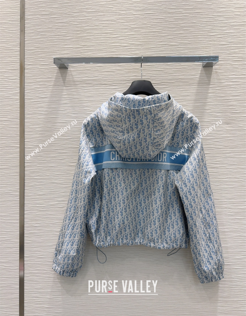 Dior Oblique Jacket Blue 2025 DR090407 (QI-250904068)