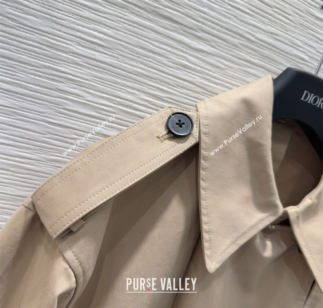 Dior Short Coat Khaki 2025 DR090406 (QI-250904066)