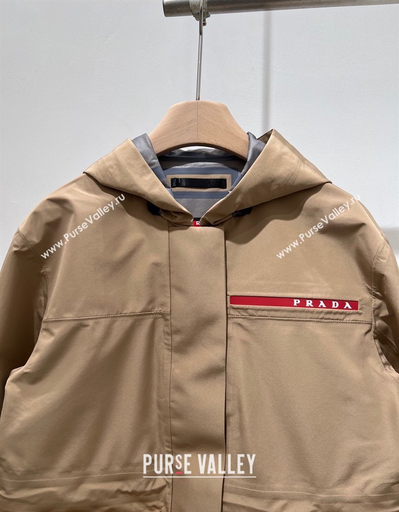 Prada LR-MX2 Khaki Coat 2025 PR090408 (QI-250904071)