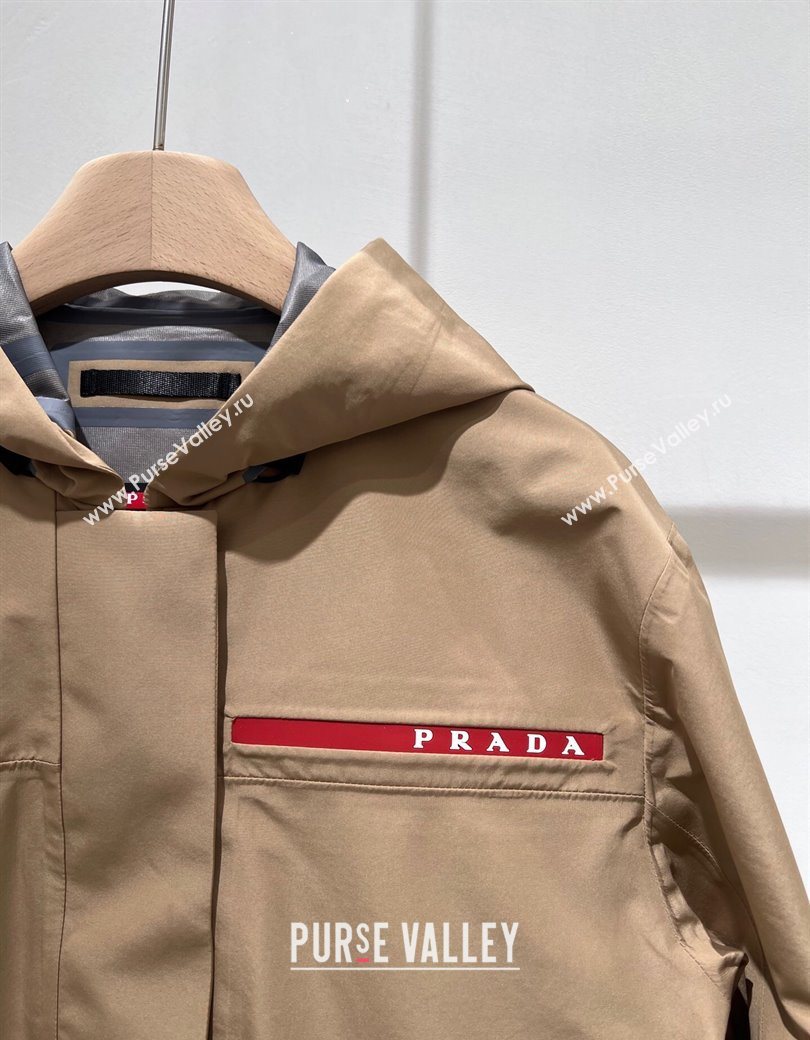 Prada LR-MX2 Khaki Coat 2025 PR090408 (QI-250904071)