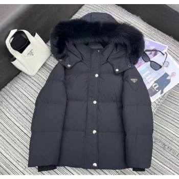 Prada Down Jacket Black 2025 PR090405 (QI-250904046)