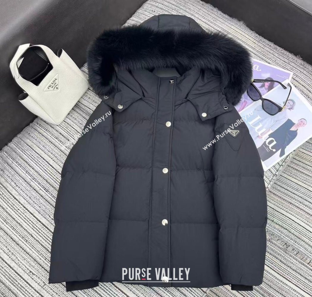 Prada Down Jacket Black 2025 PR090405 (QI-250904046)