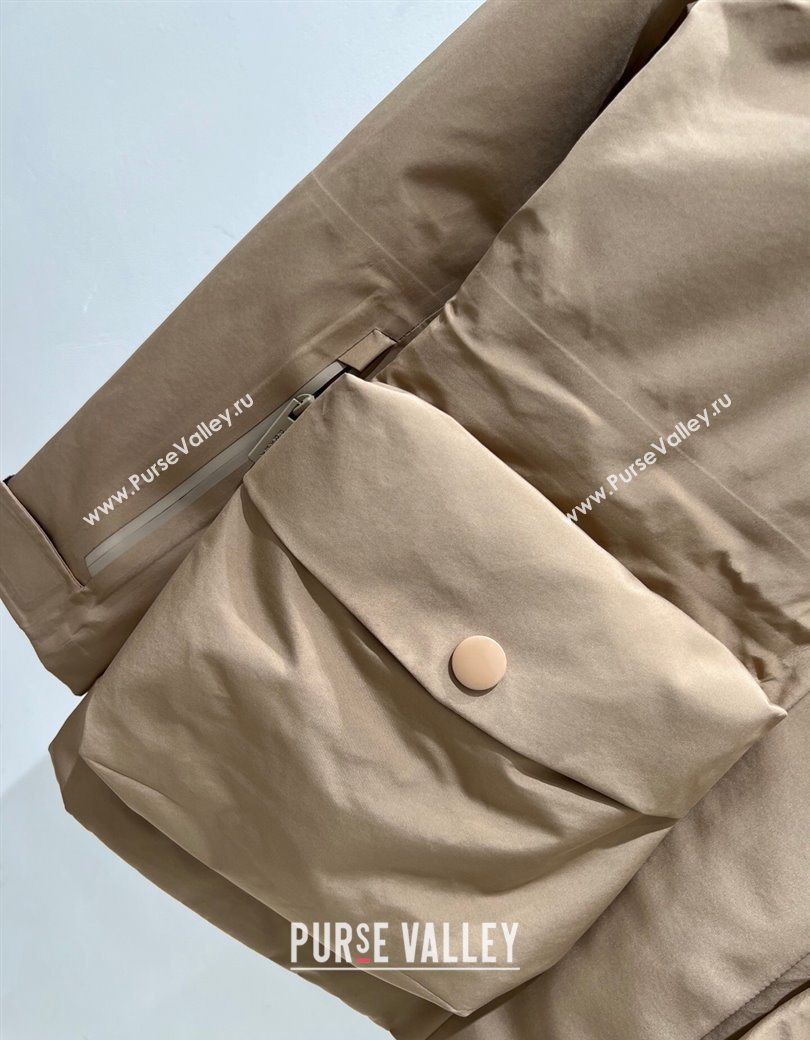 Prada LR-MX2 Khaki Coat 2025 PR090408 (QI-250904071)