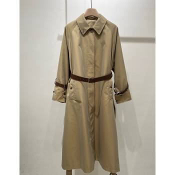 Prada Khaki Long Coat 2025 PR090409 (QI-250904072)