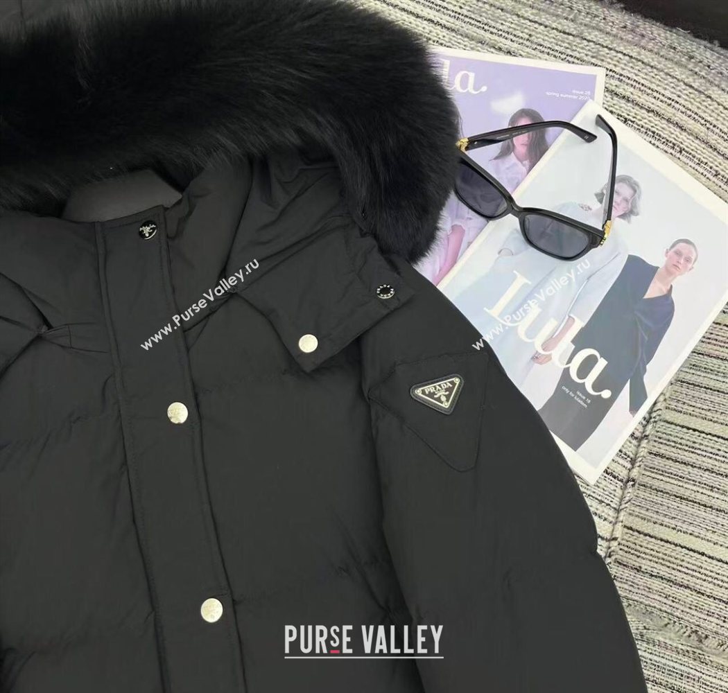 Prada Down Jacket Black 2025 PR090405 (QI-250904046)