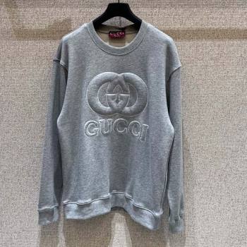 Gucci Cotton Sweatshirt Grey 2025 GG090401 (QI-250904073)
