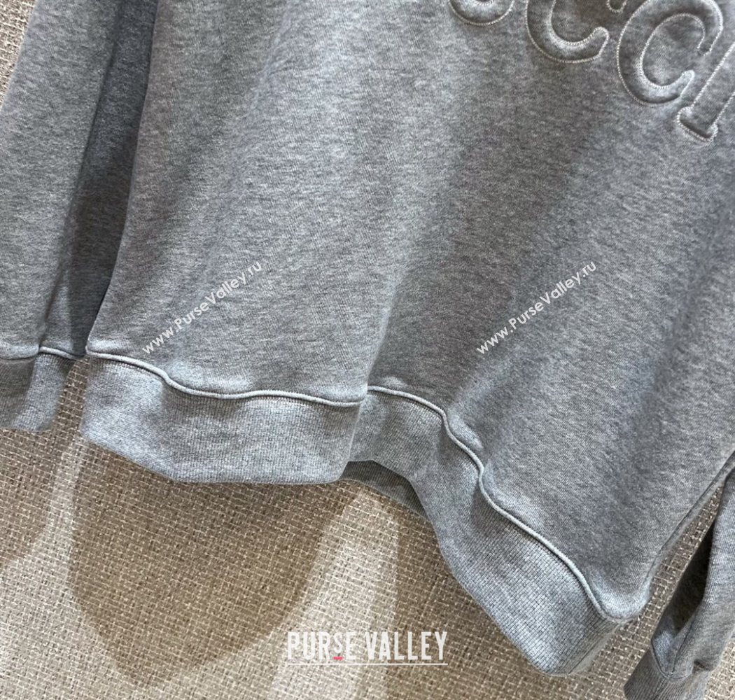 Gucci Cotton Sweatshirt Grey 2025 GG090401 (QI-250904073)