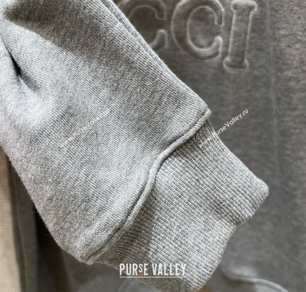 Gucci Cotton Sweatshirt Grey 2025 GG090401 (QI-250904073)