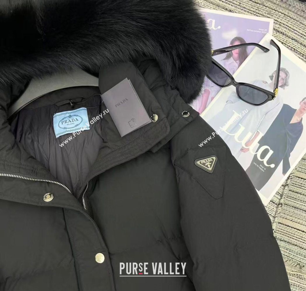 Prada Down Jacket Black 2025 PR090405 (QI-250904046)