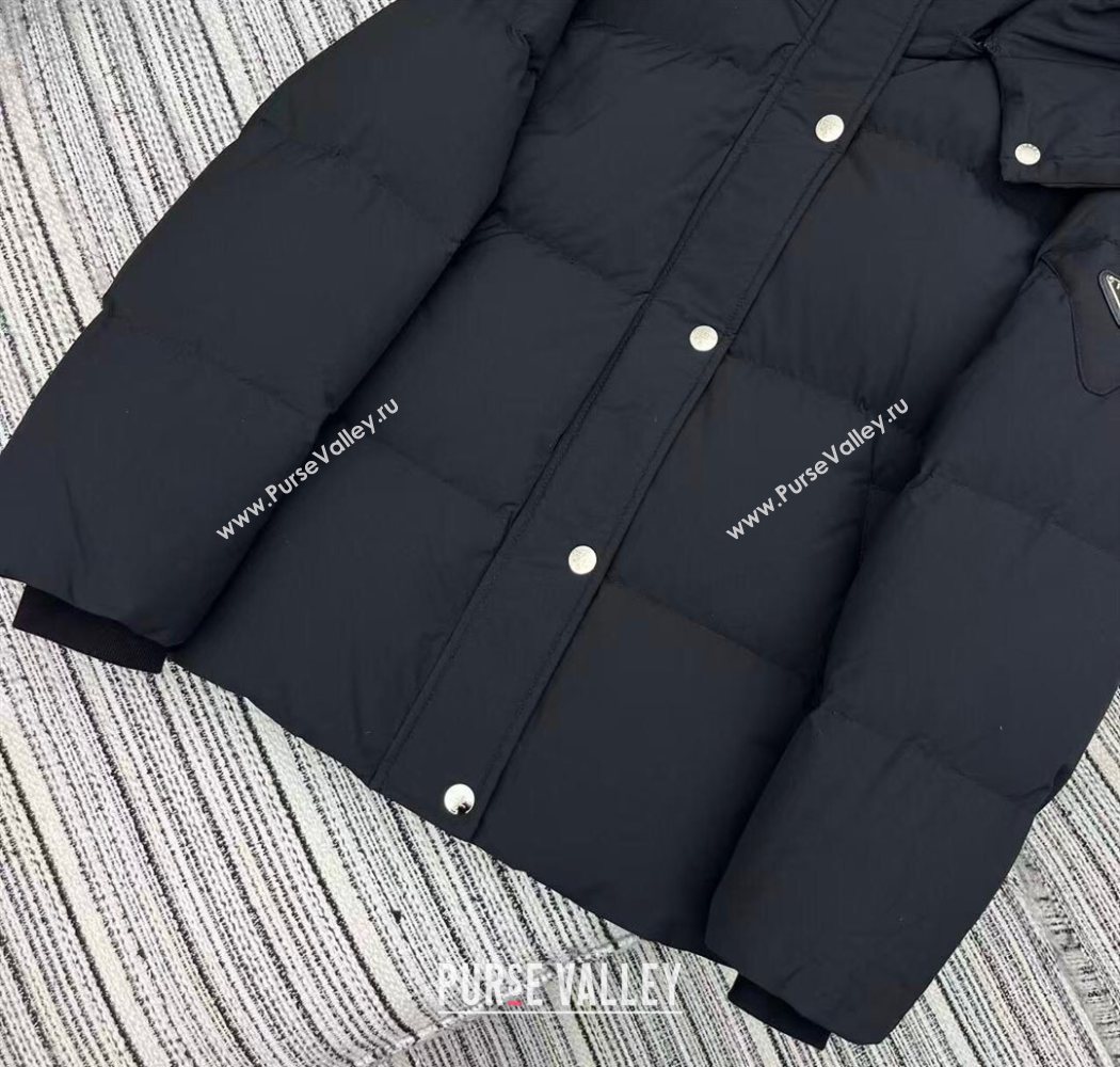 Prada Down Jacket Black 2025 PR090405 (QI-250904046)