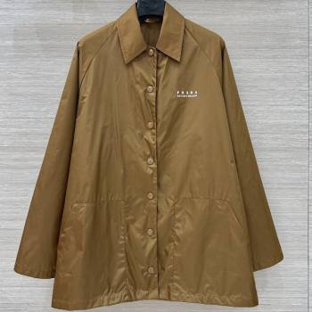 Prada Nylon Coat Gold-Tone 2025 PR090410 (QI-250904081)