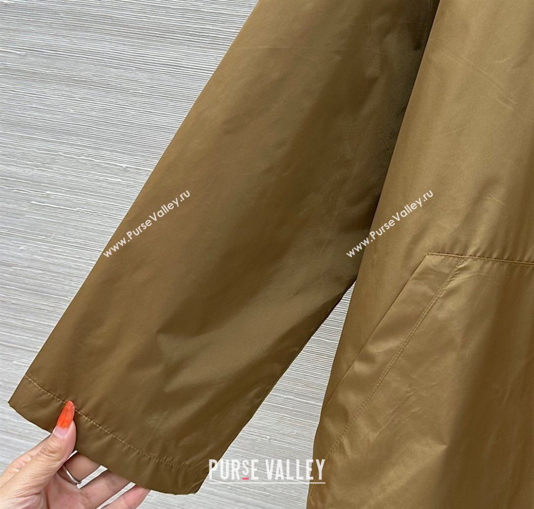 Prada Nylon Coat Gold-Tone 2025 PR090410 (QI-250904081)