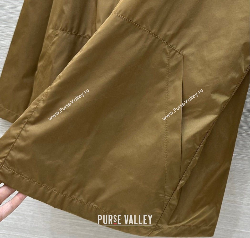 Prada Nylon Coat Gold-Tone 2025 PR090410 (QI-250904081)