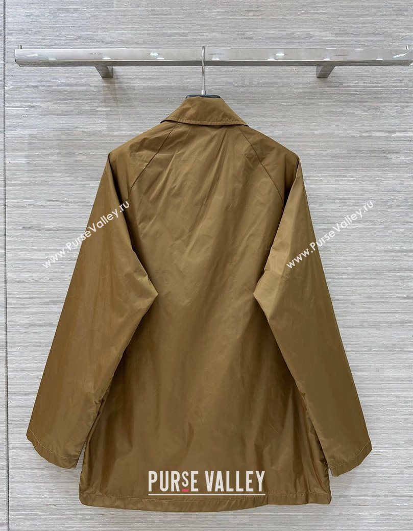 Prada Nylon Coat Gold-Tone 2025 PR090410 (QI-250904081)
