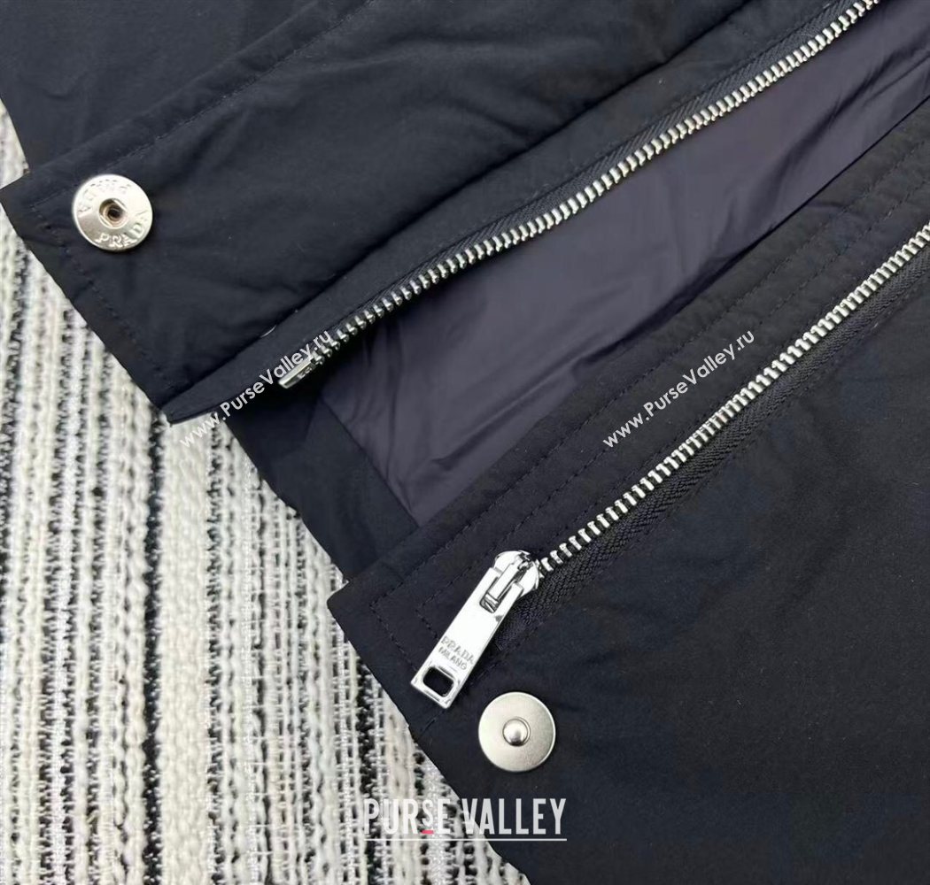 Prada Down Jacket Black 2025 PR090405 (QI-250904046)
